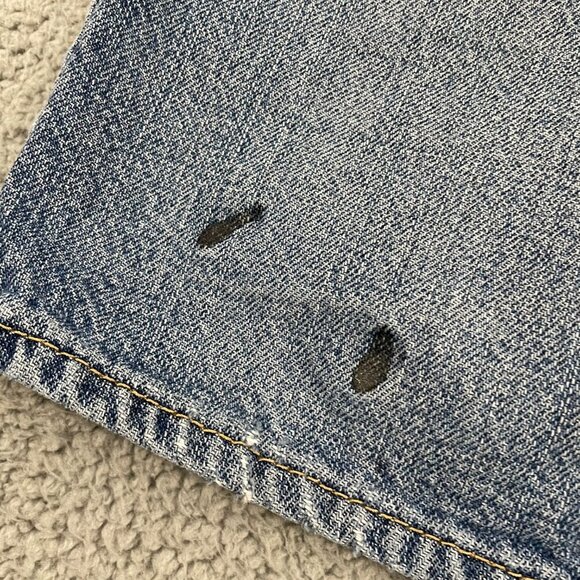 Levi's 505 Shorts Men 42 Blue Medium Wash Regular Fit Denim - Picture 2 of 14